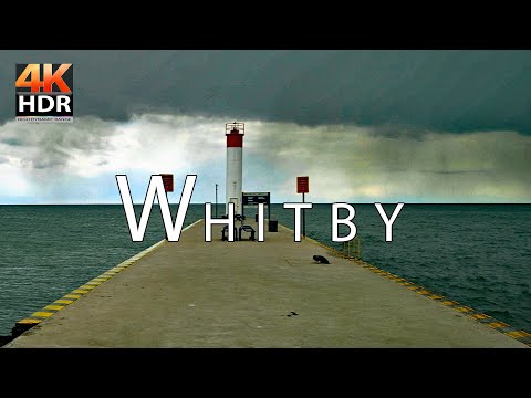 Whitby, Ontario: Scenic Walkthrough of Waterfront And Downtown - Canada Walking Tour 4K