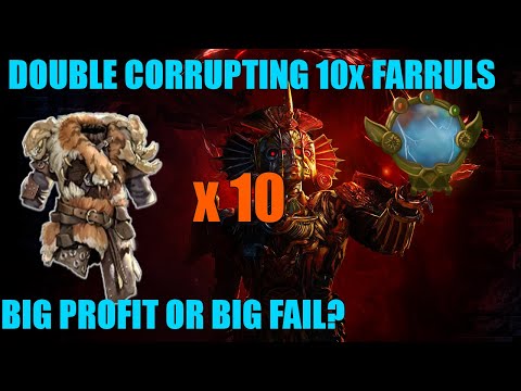 [POE 3.14]DOUBLE CORRUPTING 10x 6L FARRUL'S FUR - QUEST FOR A MIRROR