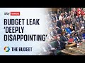 Chancellor Budget Leak A Serious Error By The OBR