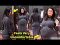 Pregnant Kareena Kapoor Uncomfortable In This Tight Black Dress