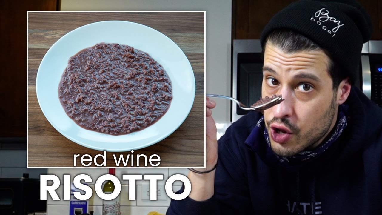 how to make PERFECT RED WINE RISOTTO...the FIRST and BEST RISOTTO i've ever had