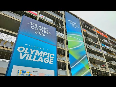 Milano-Cortina 2026 - Inside the OLYMPIC VILLAGE!  ATHLETE's POV | Full tour