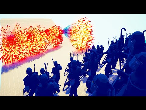 POLICE ARMY vs 5x GODS  ▶ TABS - Totally Accurate Battle Simulator