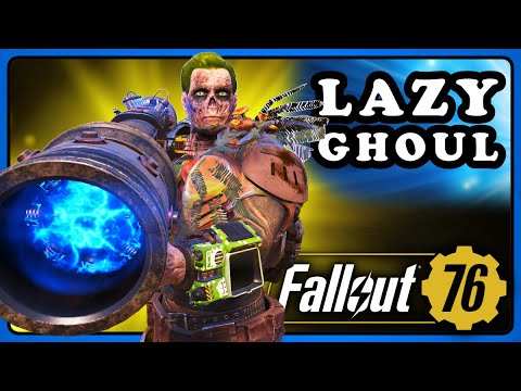 Fallout 76: Off Meta No PA Universal Lazy Ghoul Build. Tesla Cannon.