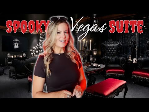 The SPOOKIEST hotel room in Las Vegas!  Guaranteed! #halloweensuite #westgateresorts #bonusvideo