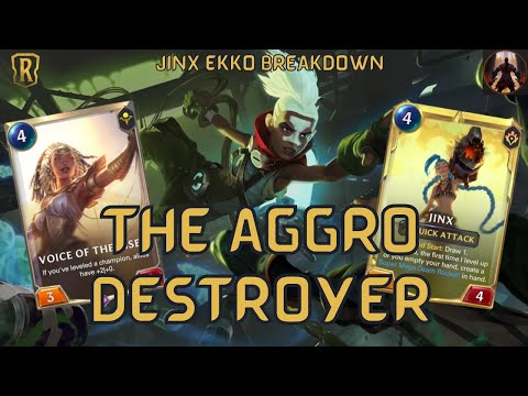 Tired Of Losing To Aggro? Try This Ekko Jinx Deck, It DESTROYS Them | Legends of Runeterra