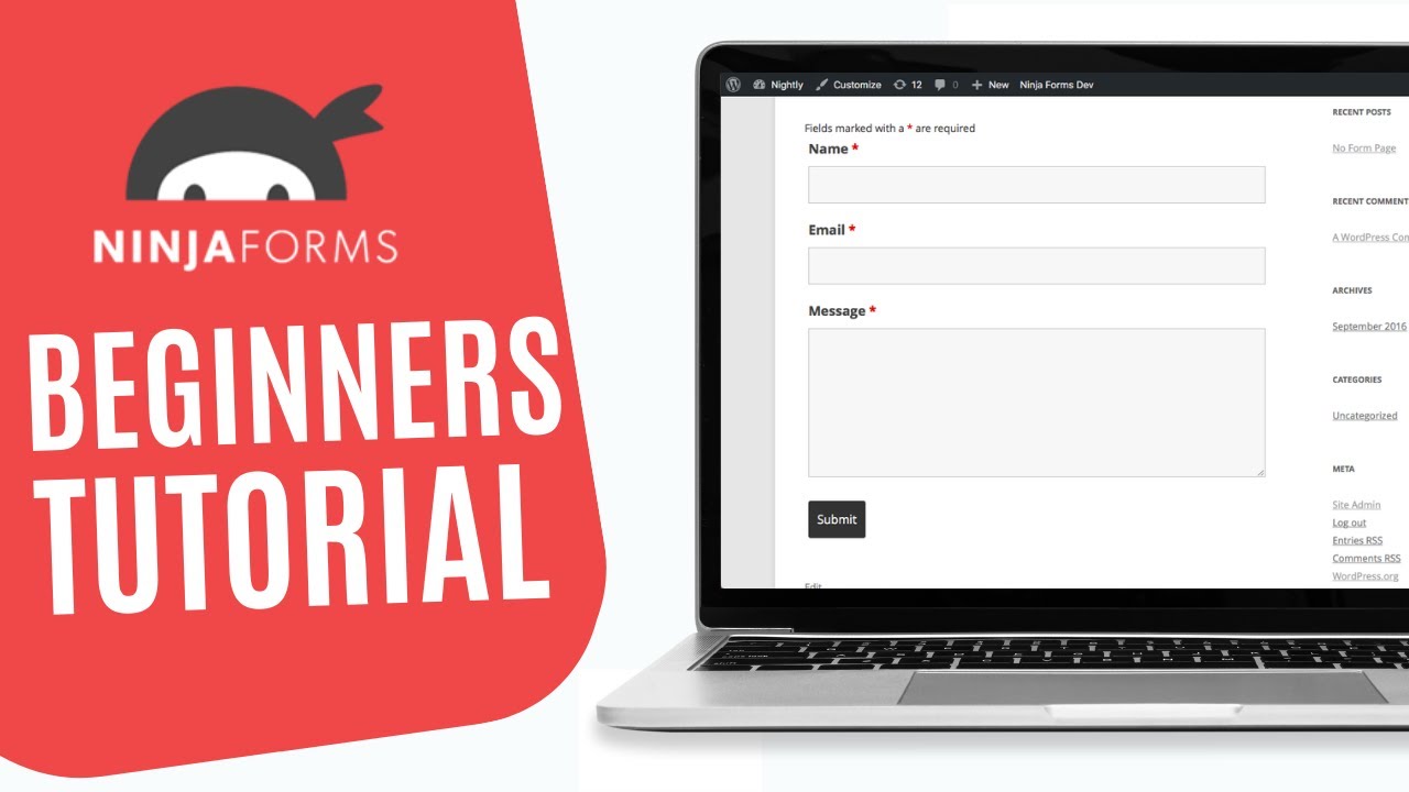 Contact Form for Wordpress with Ninja Forms