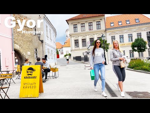 Gyor, Hungary 🇭🇺 May 2022 - 4K HDR Walking Tour