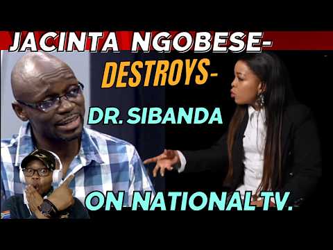 JACINTA CRUSHES DR. SIBANDA ON NATIONAL TV. #cyrilramaphosa #juliusmalema #jacinta #mkparty #trend