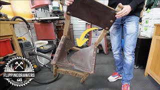 Someone destroyed this chair so I restored it