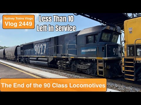 Sydney Trains Vlog 2449: The End of the 90 Class Locomotive