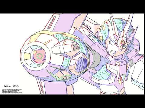Megaman X4 - Ultimate Armor (In-betweens)