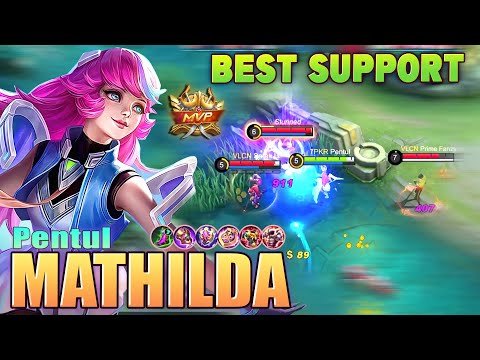 Mathilda One of the Best Support MVP Gameplay-  Mobile Legends