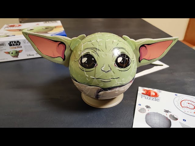 Vídeo relacionado con Ravensburger - Puzzle 3D Niños Bola De Star Wars: Grogu con Orejas | Puzzles 3D para Niños De 6 Años O Más | Maquetas para Montar De 72 Piezas | Regalo Niño 6 Años O Más | Idea Regalo