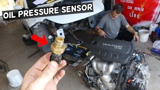 OIL PRESSURE SWITCH SENSOR LOCATION REPLACEMENT DODGE DART 2013 2014 2015 2016