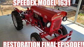 Speedex model 1631 restoration final episode!