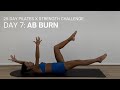 25 DAY PILATES CHALLENGE DAY 7 20 MINUTE AB BURN No Equipment Core Workout Abs And Waist