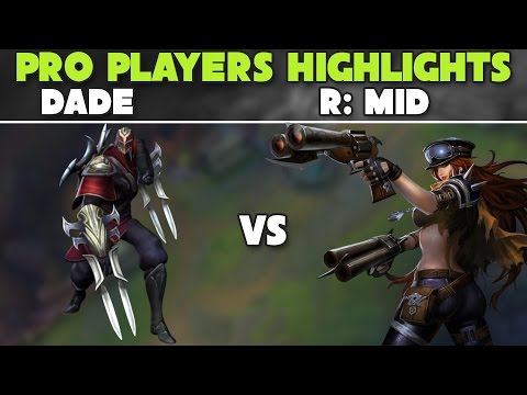 Dade as Zed vs Miss Fortune | R: Mid | Highlights