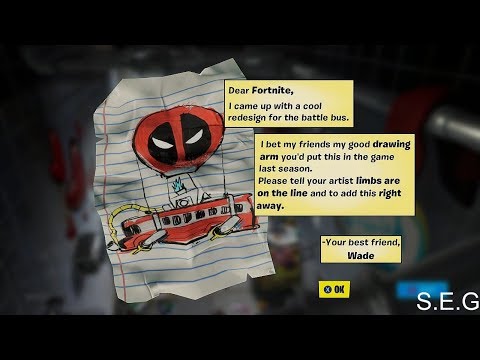 FIND DEADPOOL'S LETTER TO EPIC GAMES