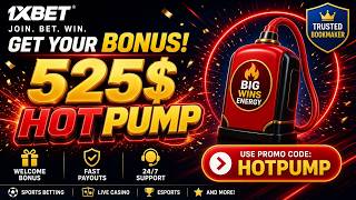 Boost Your Bets with 1XBET: Get a $520 Bonus with Promo Code HOTPUMP!