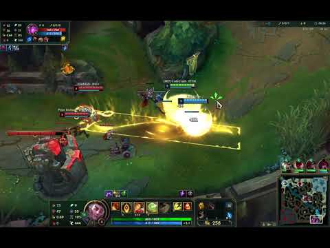 Rakan~Xayah vs Vel'Koz~Ezreal (support POV)