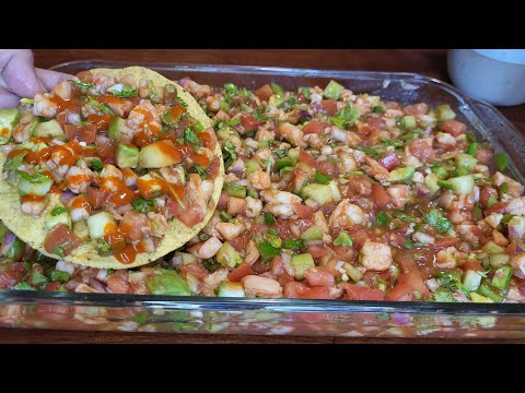 Shrimp Ceviche 🤤 Perfect for these hot days