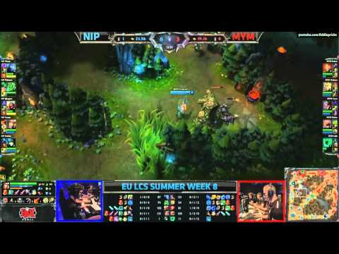 Ninjas In Pyjamas vs Meet Your Makers (LCS 2013 EU Summer Split W8 D2)