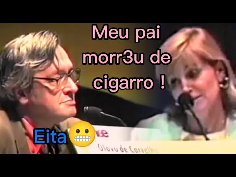Olavo entra em discussão sobre malefícios do cigarro