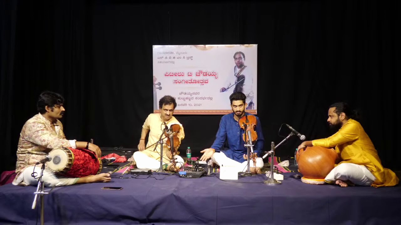 Ganabharathi, Mysore, Piteel Chowdaiah Music festival- January 10,2021