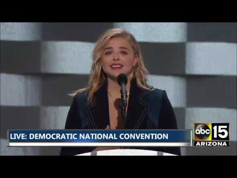 FULL: Actress Chloe Grace Moretz - Democratic National Convention