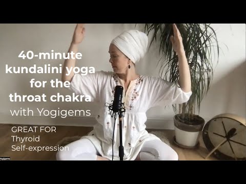 40 minute kundalini yoga for the throat chakra | Yogigems