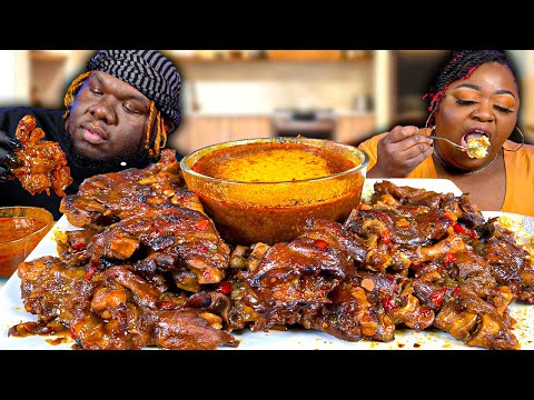 HOW TO MAKE STICKY, JUICY PIG FEET MY WAY!! | SOUL FOOD RECIPE | MUKBANG EATING SHOW