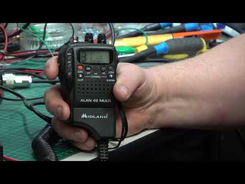 Midland Alan 42 multi UK CE-MultiNorm CB radio (handheld) - On The Air test