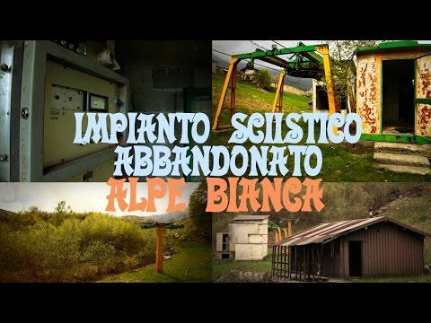 Impianto sciistico abbandonato dell'Alpe Bianca