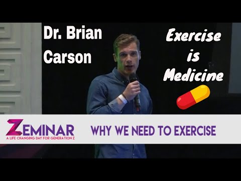Zeminar Presents Dr Brian Carson | Why we NEED to Exercise
