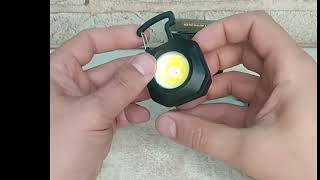 Фонарик универсальный LL-201-COB(white+yellow+red), Li-Ion аккумулятор