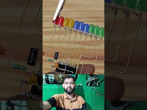 কিছু 5mm LED বাল্ব এভাবে সাজিয়ে নিয়ে মাইক লাগিয়ে সাউন্ড লাইট বানিয়ে নিতে পারবেন |