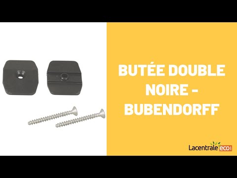 Butée double noire (la paire) - Bubendorff