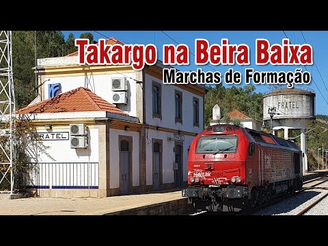 Takargo locomotives on the Beira Baixa Railway Line - Test runs
