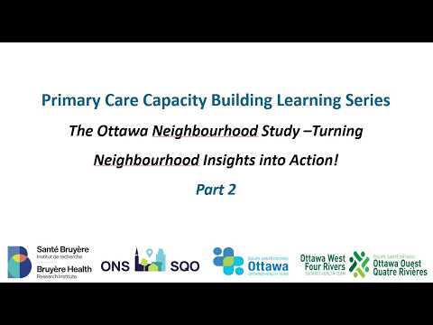 Session 2: Using ONS Data for Primary Care Planning
