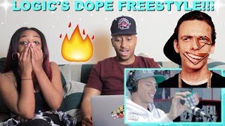 Couple Reacts : Rapper Logic Solves A Rubiks Cube During Freestyle Reaction!!
