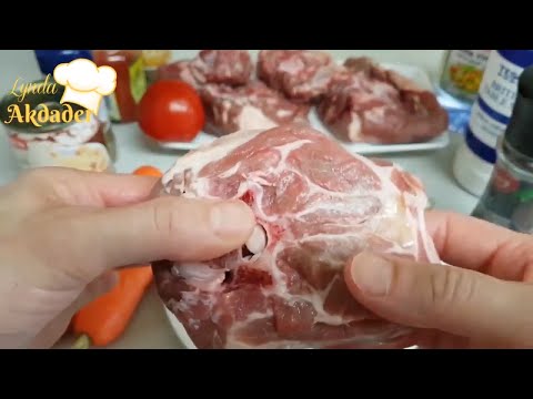 Recette de collier d'agneau aux champignons, recette de l'Aid el adha وصفة الرقبة بالفطر