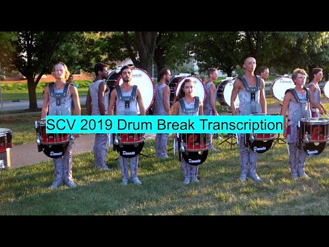 SCV 2019 Drum Break Transcription