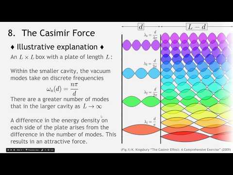 The Casimir Effect (a short presentation) with Plymouth University (2017)