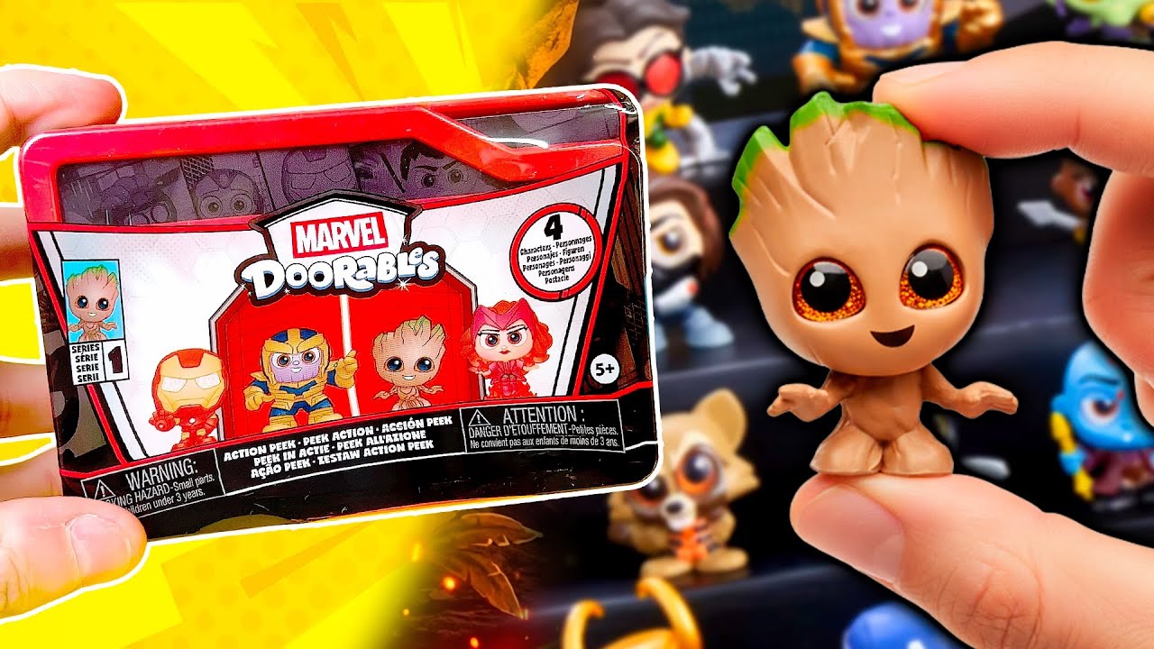 Unboxing de Marvel Doorables Action Peek Series 1 en el canal Vi MiniToys