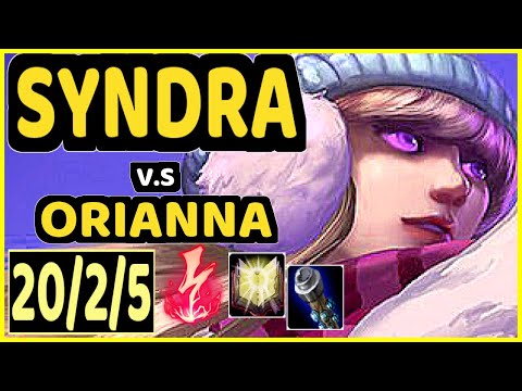 KIRA (SYNDRA) vs ORIANNA - 20/2/5 KDA MID GAMEPLAY - EUW Ranked MASTER
