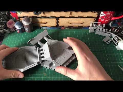 Legion Dreadnought Drop Pod unboxing