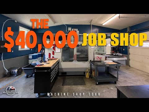 This shop started with less than $40,000!｜Mil Spec Manufacturing Machine Shop Tour