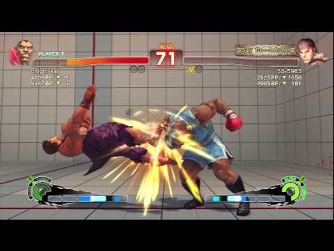 onigiri-kai (Balrog) Vs SS-5963 (Ryu) SSF4 AE Ranked Matches - PSN