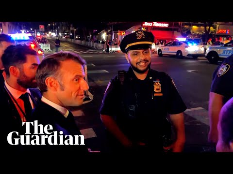 Emmanuel Macron calls Donald Trump after being blocked by his motorcade